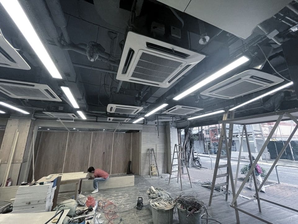 大埔荣辉商场空调安装工程 2