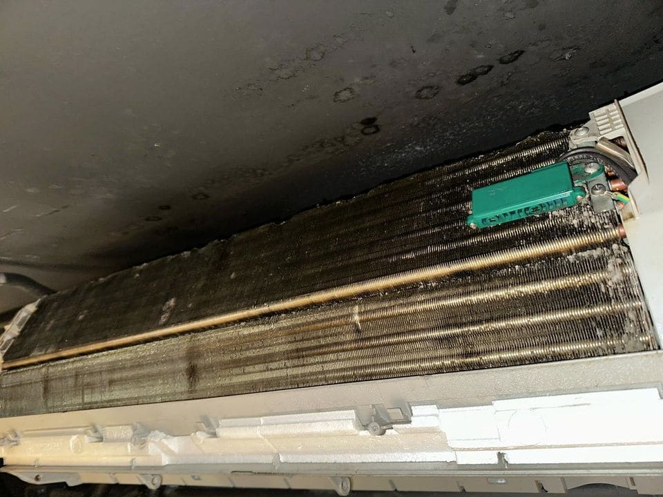 Before and after deep cleaning — Before
